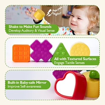 Musical Shape Sorter Toy for 1 Year Old Boys and Girls