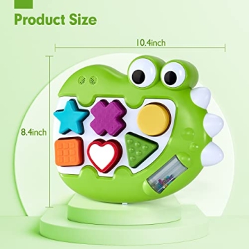Musical Shape Sorter Toy for 1 Year Old Boys and Girls