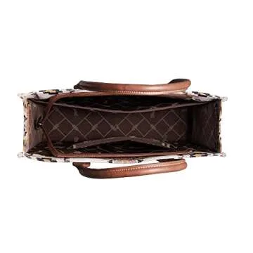 Wrangler Tote Bag for Women Western Shoulder Purses Boho Aztec Satchel Hobo Handbags WG2202-8119CF