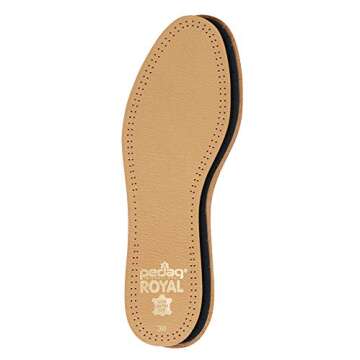 Pedag Royal Insoles | Eco-Friendly Leather Comfort
