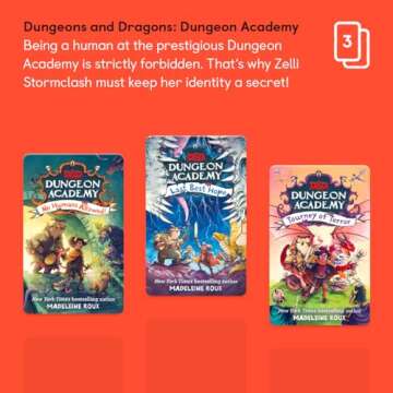 Yoto Dungeons & Dragons: Dungeon Academy – 3 Kids Audio Cards for Use with Player & Mini All–in?...