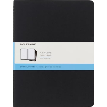 Moleskine Cahier Journal XL Dotted Black - The Perfect Companion for Creativity