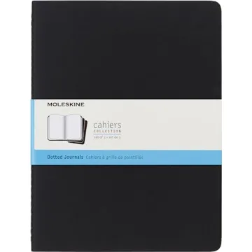 Moleskine Cahier Journal XL Dotted Black - The Perfect Companion for Creativity