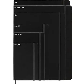 Moleskine Cahier Journal XL Dotted Black 7.5 x 9.75