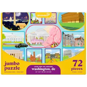 Upbounders Look and See Around Washington D.C. 72PC Puzzle