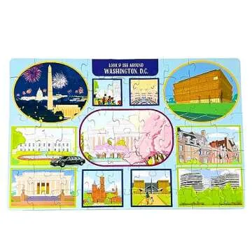 Explore Washington D.C. with Upbounders 72PC Puzzle