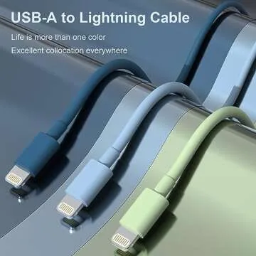 TIKRO Apple MFi Certified 6Pack iPhone Charger - 3/3/6/6/6/10 FT Lightning Cable USB High Speed Nylon Braided Fast Charging Cord Compatible for iPhone 14/13/12/11 Pro Max/XS MAX/XR/XS/X/8/7/6 Plus