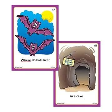 Ask and Answer Where Questions Fun Deck - Speech Skills Cards