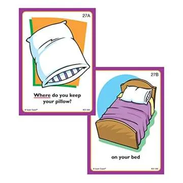 Ask and Answer Where Questions Fun Deck - Speech Skills Cards