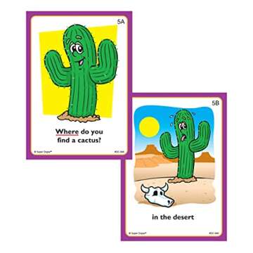 Super Duper Publications | Ask and Answer® Where Questions Fun Deck | Communication and Language Processing Skills Flash Cards | Educational Learning Materials for Children