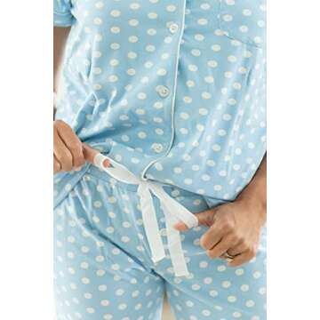 Gownies Post Surgery Mastectomy, Breast Cancer, Tummy Tuck Recovery Pajamas with Internal Drainage Pockets (Nicole, Small)
