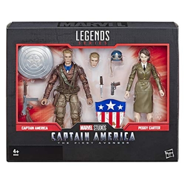 Marvel Legends Captain America & Peggy Carter 6-Inch Figures