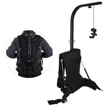 Happybuy 6.6lb - 22lb Capacity Video Film Camera Support System for 3 Axis Stabilized Handheld Gimbal Stabilizer Vest Camcorders Steadycam Body Mount Stabilization System