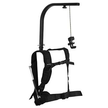 Happybuy 6.6lb - 22lb Capacity Video Film Camera Support System for 3 Axis Stabilized Handheld Gimbal Stabilizer Vest Camcorders Steadycam Body Mount Stabilization System