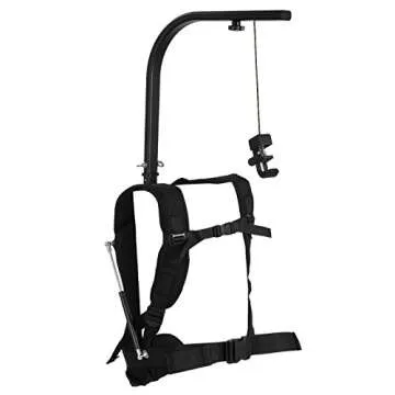 Happybuy 6.6lb - 22lb Capacity Video Film Camera Support System for 3 Axis Stabilized Handheld Gimbal Stabilizer Vest Camcorders Steadycam Body Mount Stabilization System