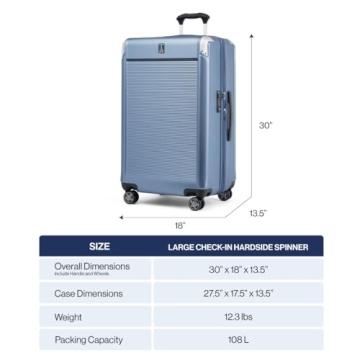 Travelpro Platinum Elite 28" Hardside Luggage - Durable & Stylish