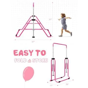 Adjustable Sportsroyals Gymnastics Bar for Kids