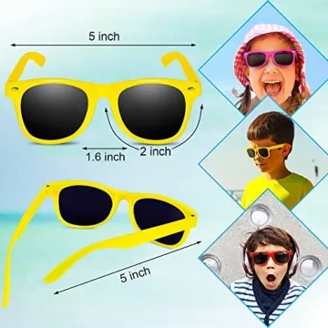 GINMIC Kids Sunglasses Bulk Pack for Parties and Fun