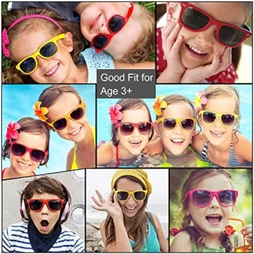 GINMIC Kids Sunglasses Bulk Pack for Parties and Fun