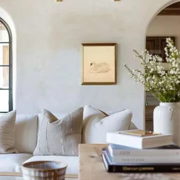 Uniro Vintage Swan Canvas Art - Rustic Wall Decor