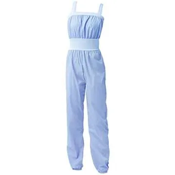 Lovdaswi Women Girls Lightweight Warm Up Rompers