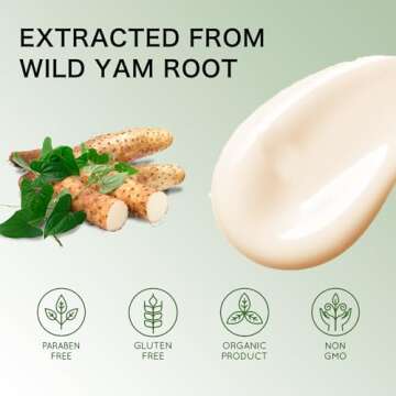 ANNAS Wild Yam Cream Organic for Hormonal Balance in Women