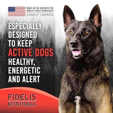 FIDELIS Freeze Dried Raw Dry Dog Food for Small, Medium, Large Dogs, High Protein, Chicken, Blueberr...