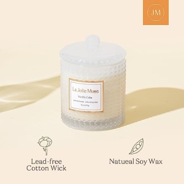 LA JOLIE MUSE Vanilla Cake Scented Candle for All