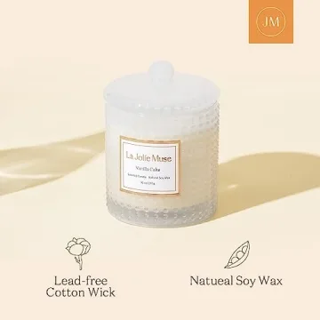 LA JOLIE MUSE Vanilla Cake Scented Candle for All