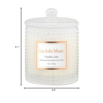 LA JOLIE MUSE Vanilla Cake Scented Candle for All
