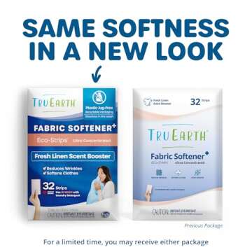 Tru Earth Bundle: Laundry Detergent Sheets & Fabric Softener Sheets - Plastic Jug-Free, Easy-to-Use - Fresh Linen