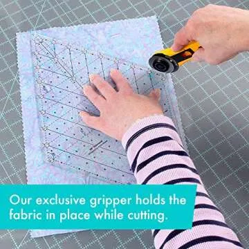 Creative Grids Diamond Ruler for Perfect Quilting Cuts