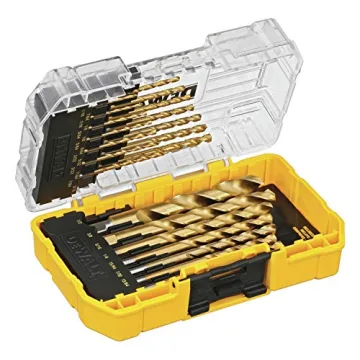 21-Piece DEWALT Titanium Nitride Drill Bit Set