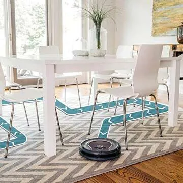 SHARK ION Robot Vacuum R75 WiFi-Connected, Voice Control Dual-Action Robotic Vacuum Carpet and Hard Floor Cleaner, Works with Alexa (RV750), Smoke