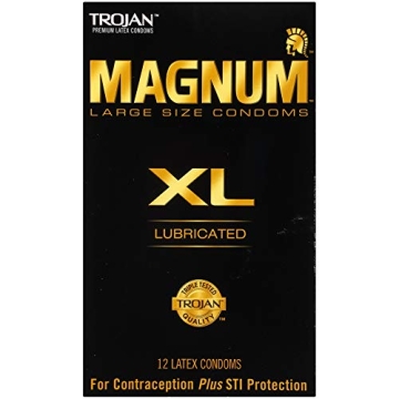 Trojan Magnum XL Large Size Condoms for Comfortable Protection