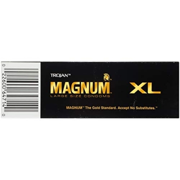 Trojan Magnum XL Large Size Condoms for Comfortable Protection