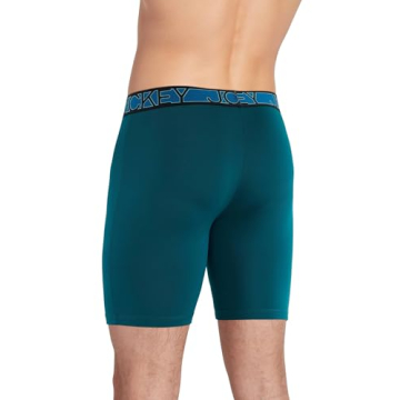 Jockey Men's Microfiber Boxer Briefs 3 Pack in L