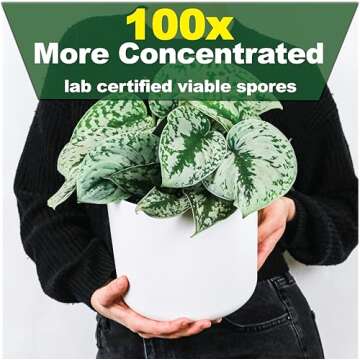 Big Foot Mycorrhizae Water Soluble Concentrate for New and EXISTING Plants - Includes Worm Castings, Kelp, Azomite, Biochar, Humic Acid - 4 Ounces