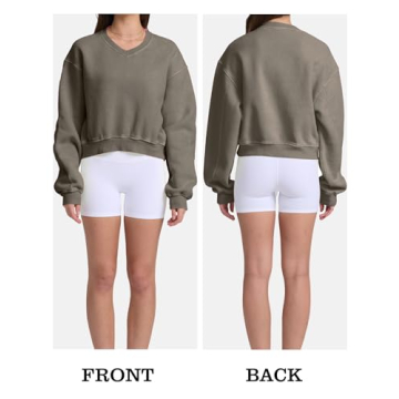 Hatant Vintage Style Acid Wash Hoodie for Women