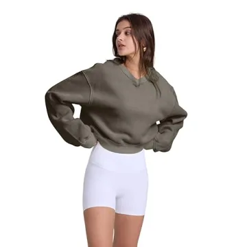 Hatant Vintage Style Acid Wash Hoodie for Women