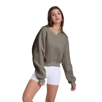 Hatant Vintage Style Acid Wash Hoodie for Women