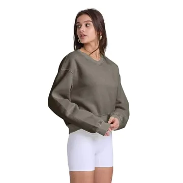 Hatant Vintage Style Acid Wash Hoodie for Women