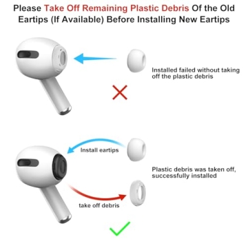 Replacement Ear Tips for Airpods Pro - Silicone Tips