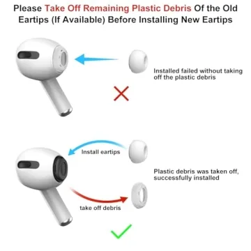 Replacement Ear Tips for Airpods Pro - Silicone Tips