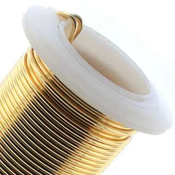 Beadsmith 18-Gauge Tarnish-Resistant Copper Wire for Crafting