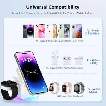 TACOSO 3 in 1 Wireless Charger for iPhone & Apple