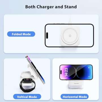 TACOSO 3 in 1 Wireless Charger for iPhone & Apple