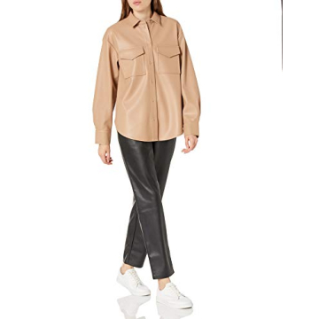 Vegan Leather Jogger Pants for Chic Comfort