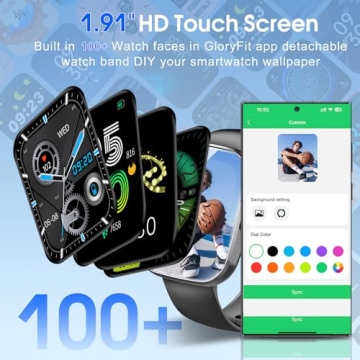 Csasan Smart Watch 1.91" HD Display with Fitness Tracking