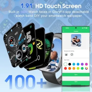 Csasan Smart Watch 1.91" HD Display with Fitness Tracking